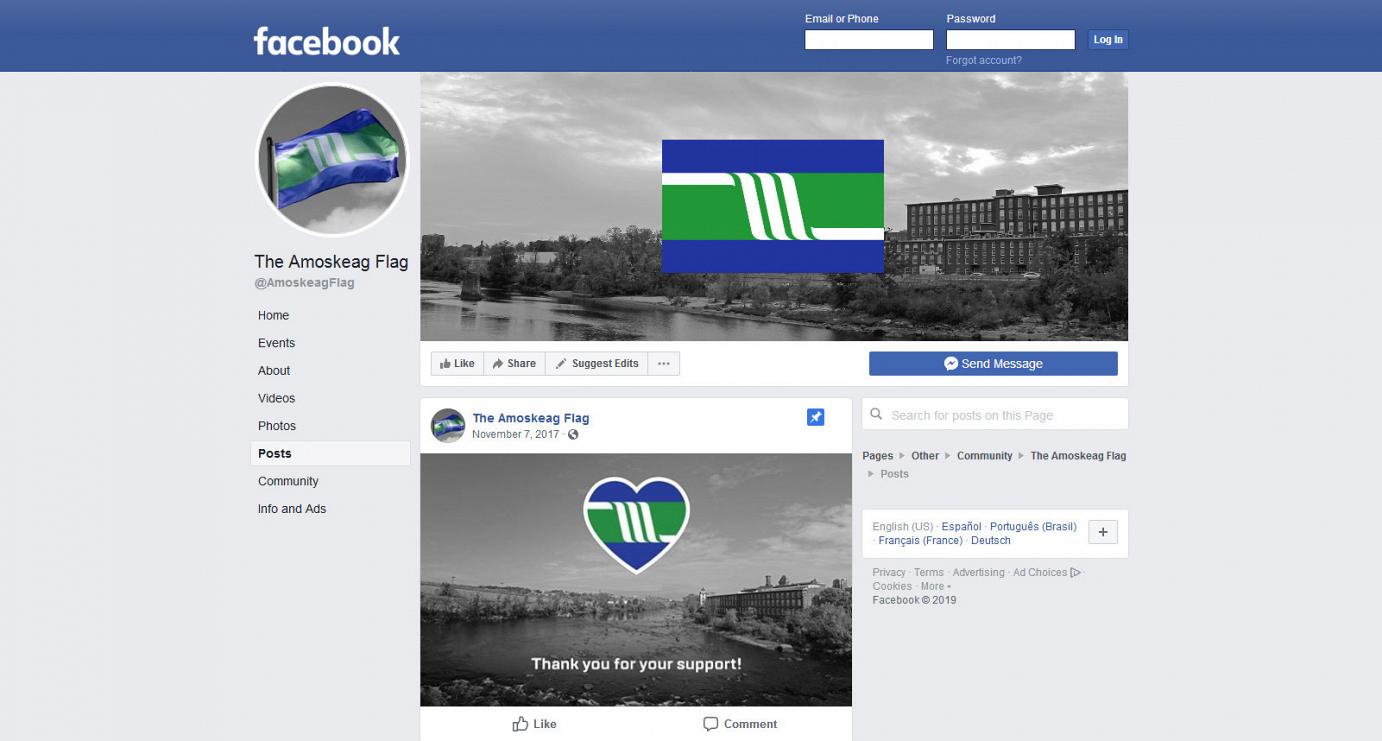 Amoskeag Flag Facebook page