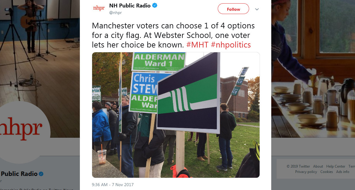 Screenshot of New Hampshire Public Radio Tweet