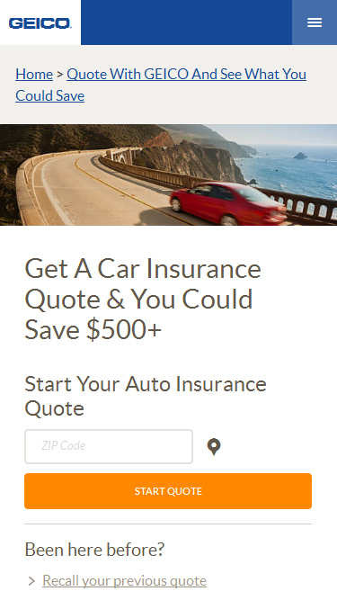 GEICO.com Responsive | Brian T. Gallagher GEICO.com Responsive | Brian T. Gallagher